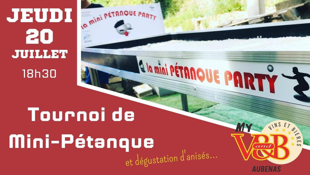 Tournoi de MINI Pétanque Party ®
