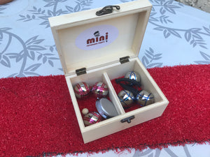 Schachtel mit 6 MINI-Kugeln - MINI Petanque Party ®