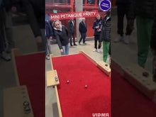 Charger et lire la vidéo dans la visionneuse de la Galerie, Kit Pliable de MINI Petanque Party ®  "Champion" (Indoor / Outdoor)

