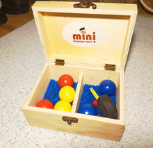 Charger l'image dans la galerie, Coffret 6 MINI Boules en Bois - Baby Petanque Party ® (Ecoresponsable)
