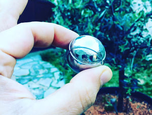 MINI boule métallique en acier chromé 3 cm 60 g