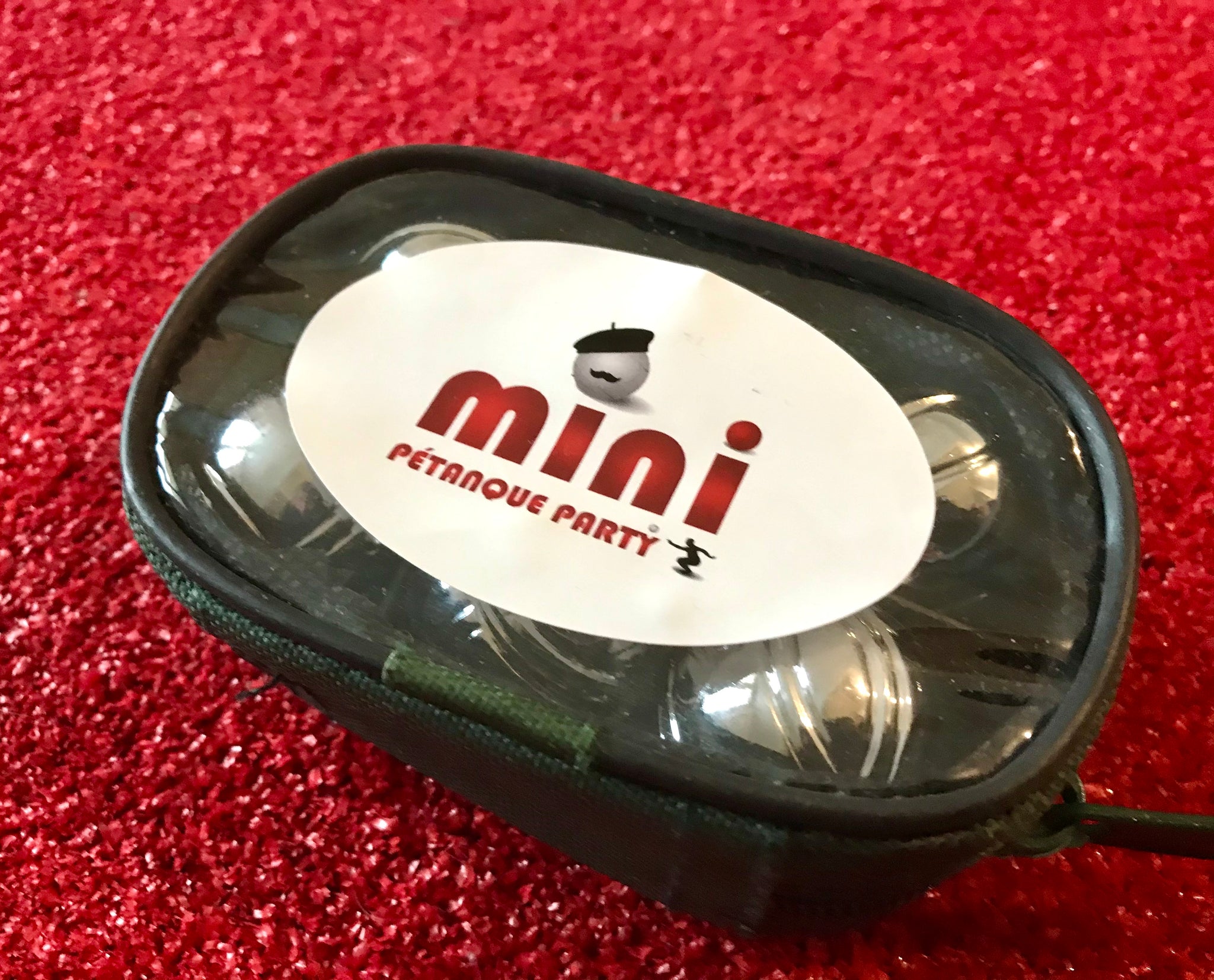 Sacoche 6 MINI Boules de MINI Petanque Party ® – MINI Pétanque Party
